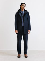 Navy city parka