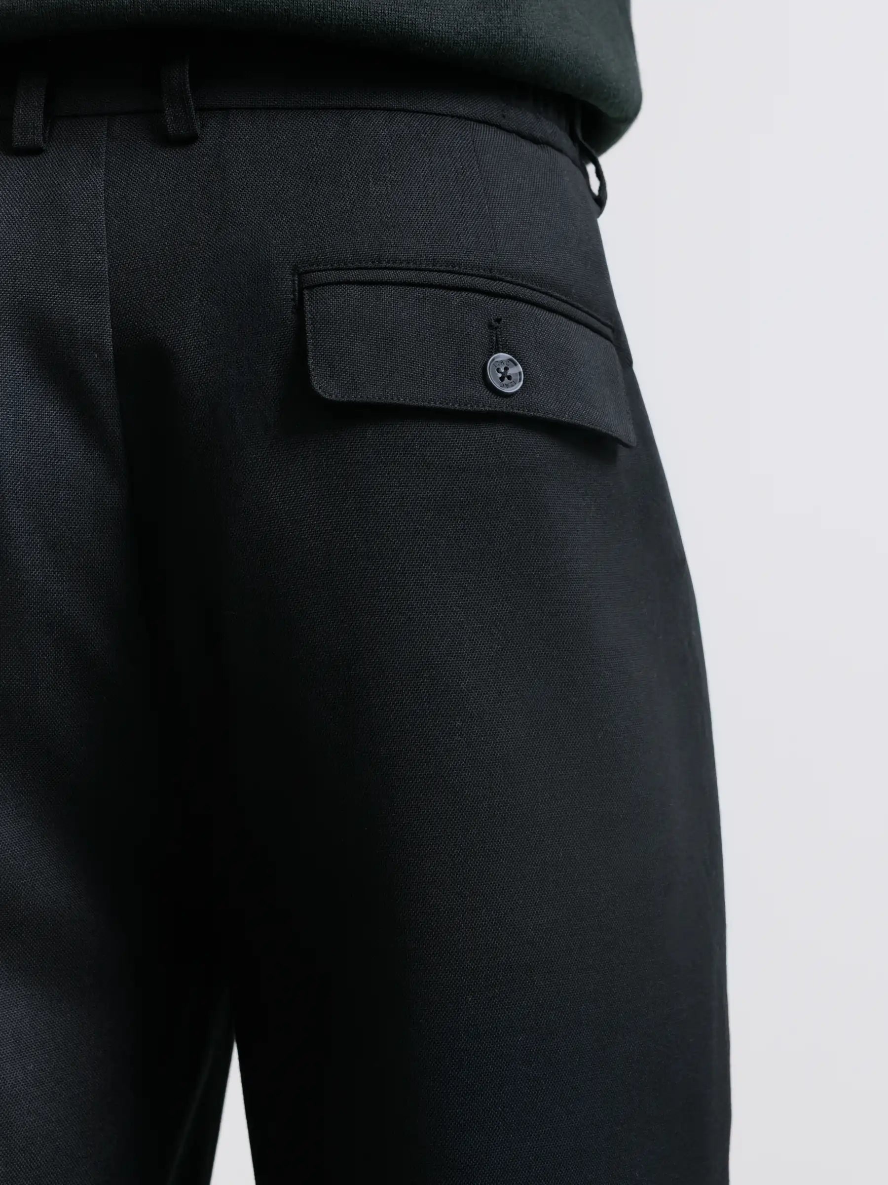 Black armored pants