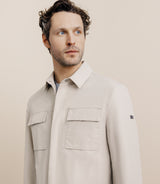 Veste casual 100% coton beige