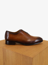 Richelieu en cuir marron