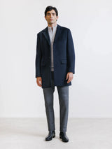 Manteau 3 boutons marine - IZAC