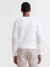 Ecru V-neck jumper