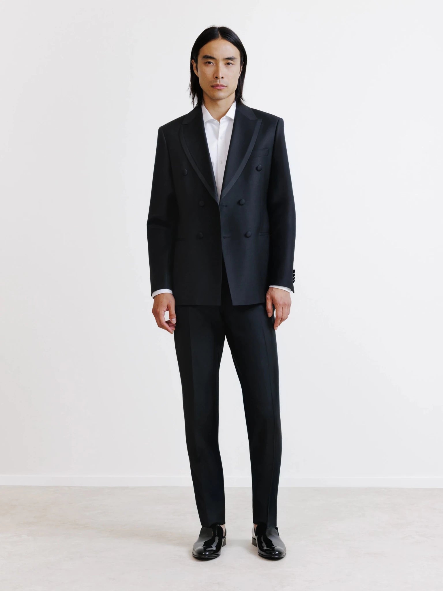 Costume croisé noir - IZAC