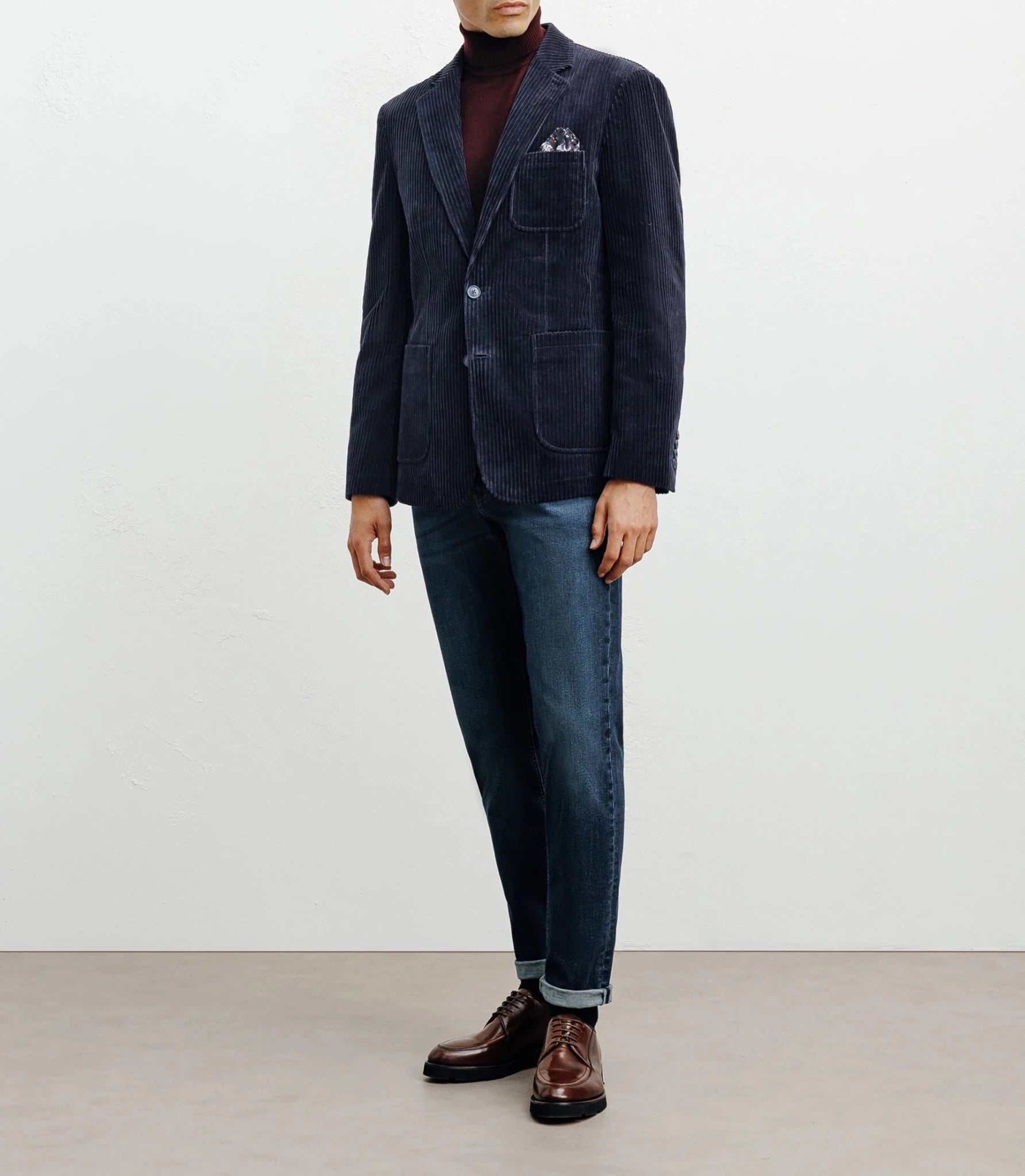 Navy corduroy jacket