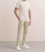 T-shirt marinière camel