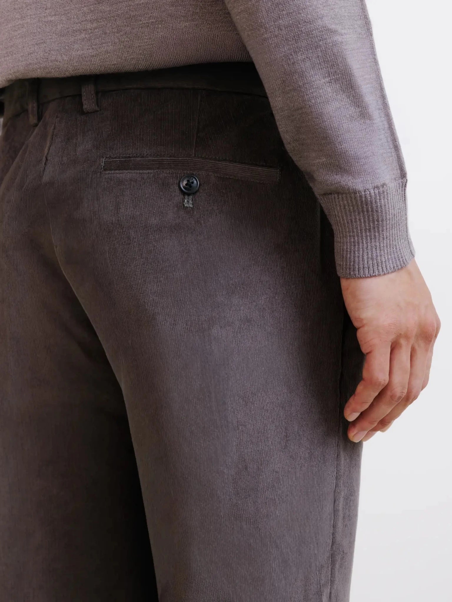 Pantalon en velours châtaigne - IZAC
