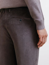 Chestnut corduroy trousers