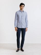Navy blue fancy shirt