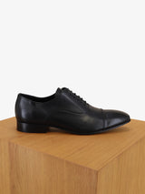 Chaussures richelieu en cuir noir - IZAC