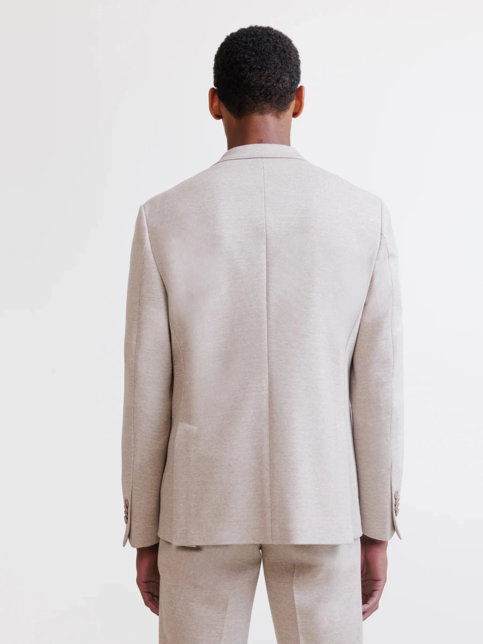 Veste ville en maille beige - IZAC