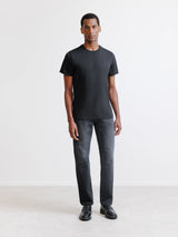 T-shirt col rond noir