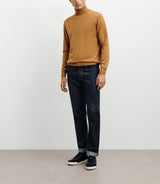 Pull col roulé camel