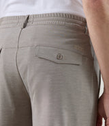 Pantalon casual en maille beige - IZAC