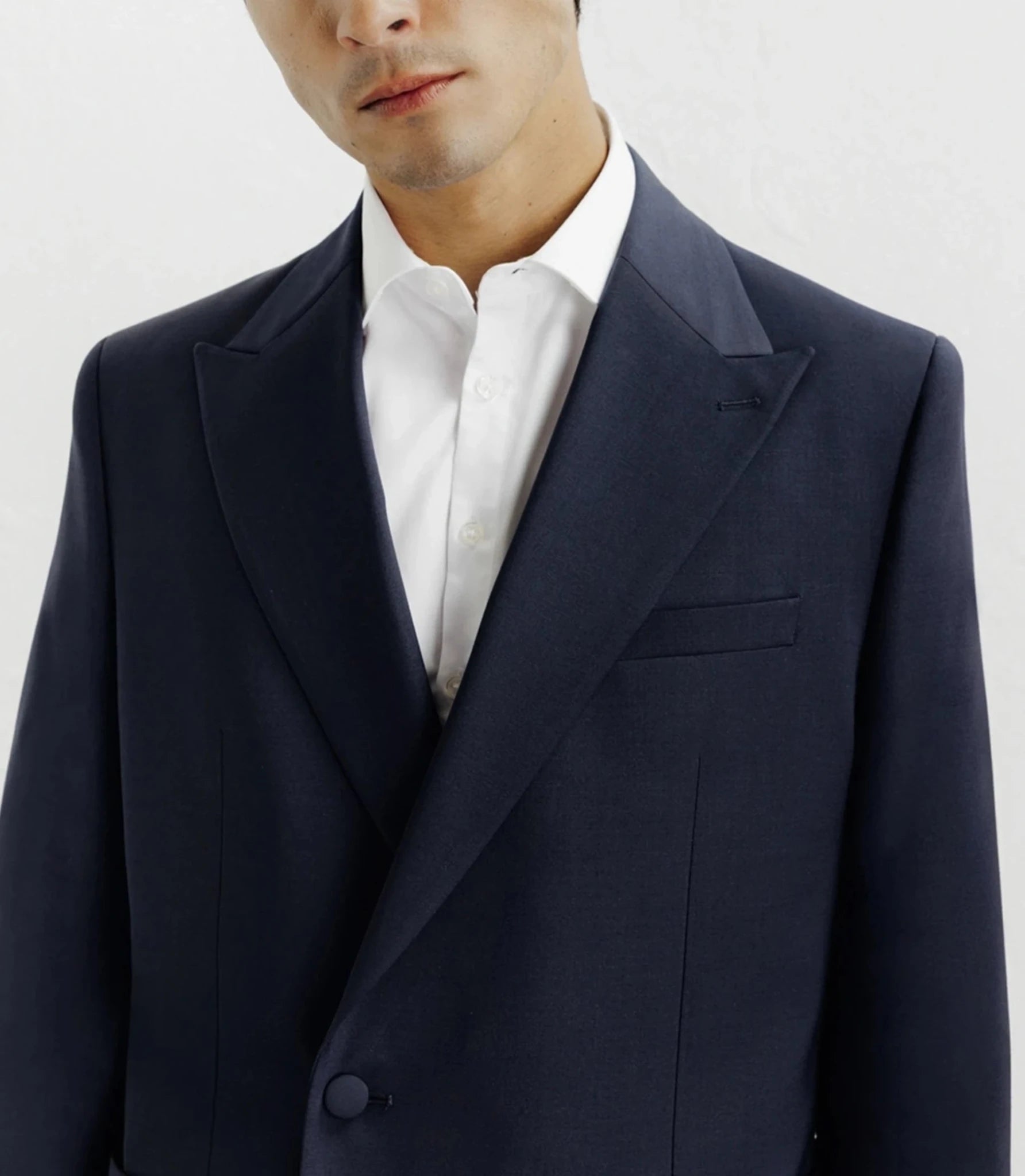 Costume croisé marine
