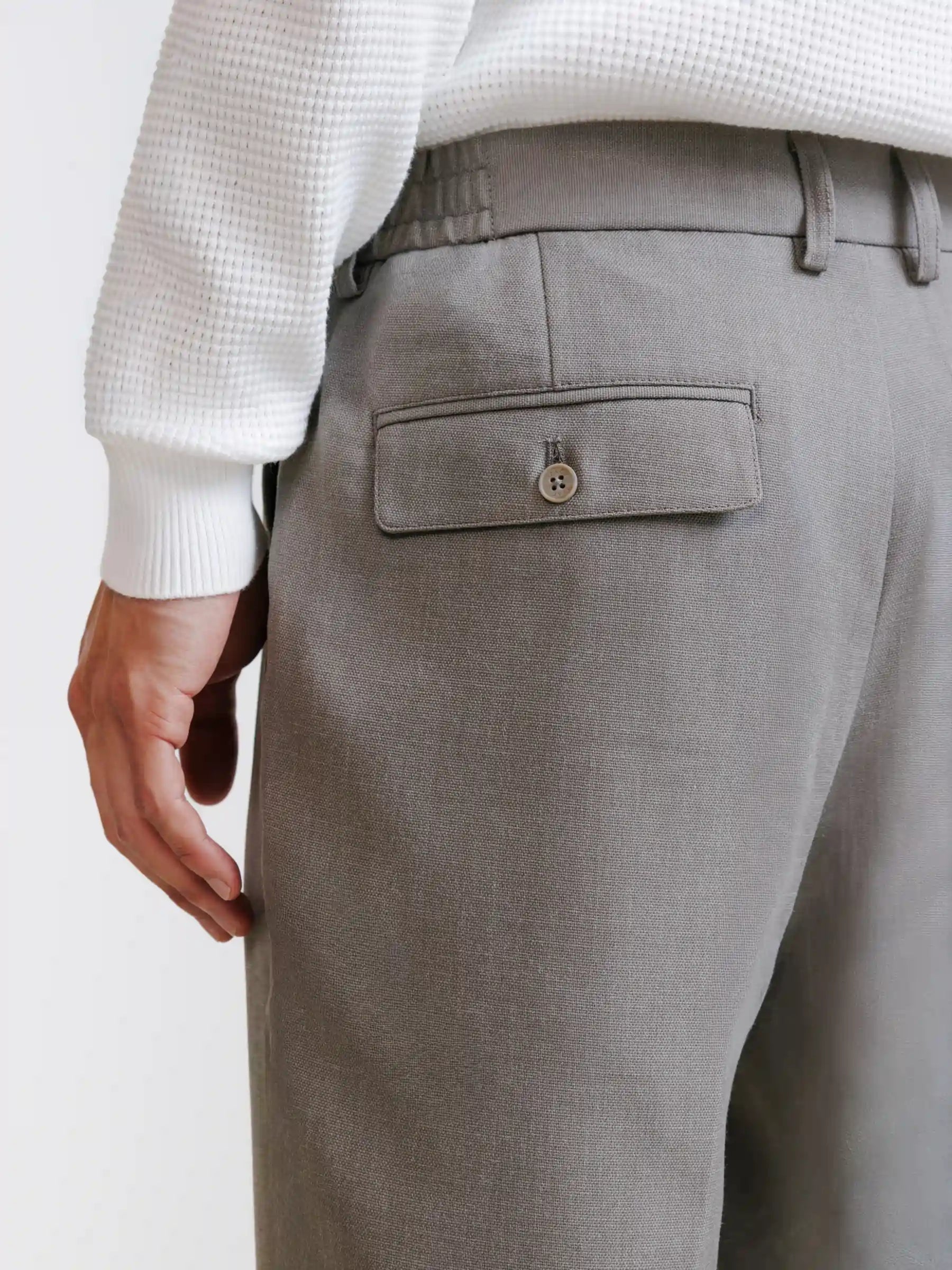 Pantalon armuré taupe