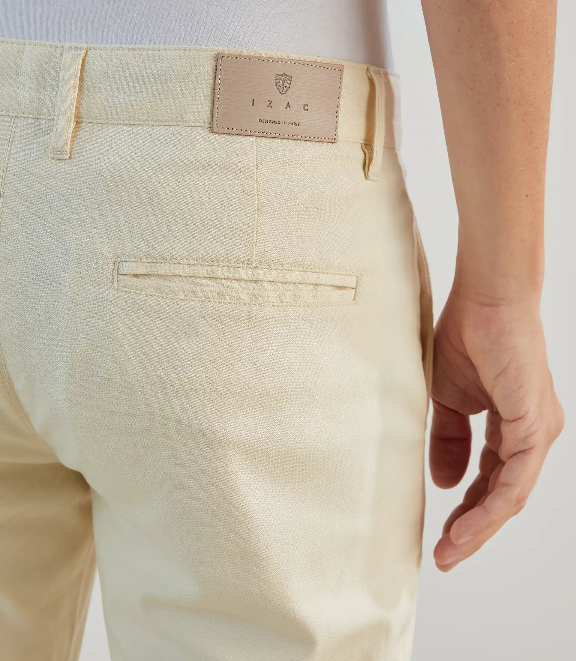 Pantalon armuré jaune pâle - IZAC