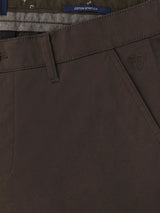 Pantalon chino - coton sergé marron