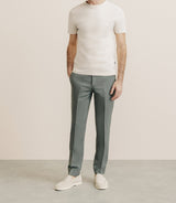 T-shirt col rond beige