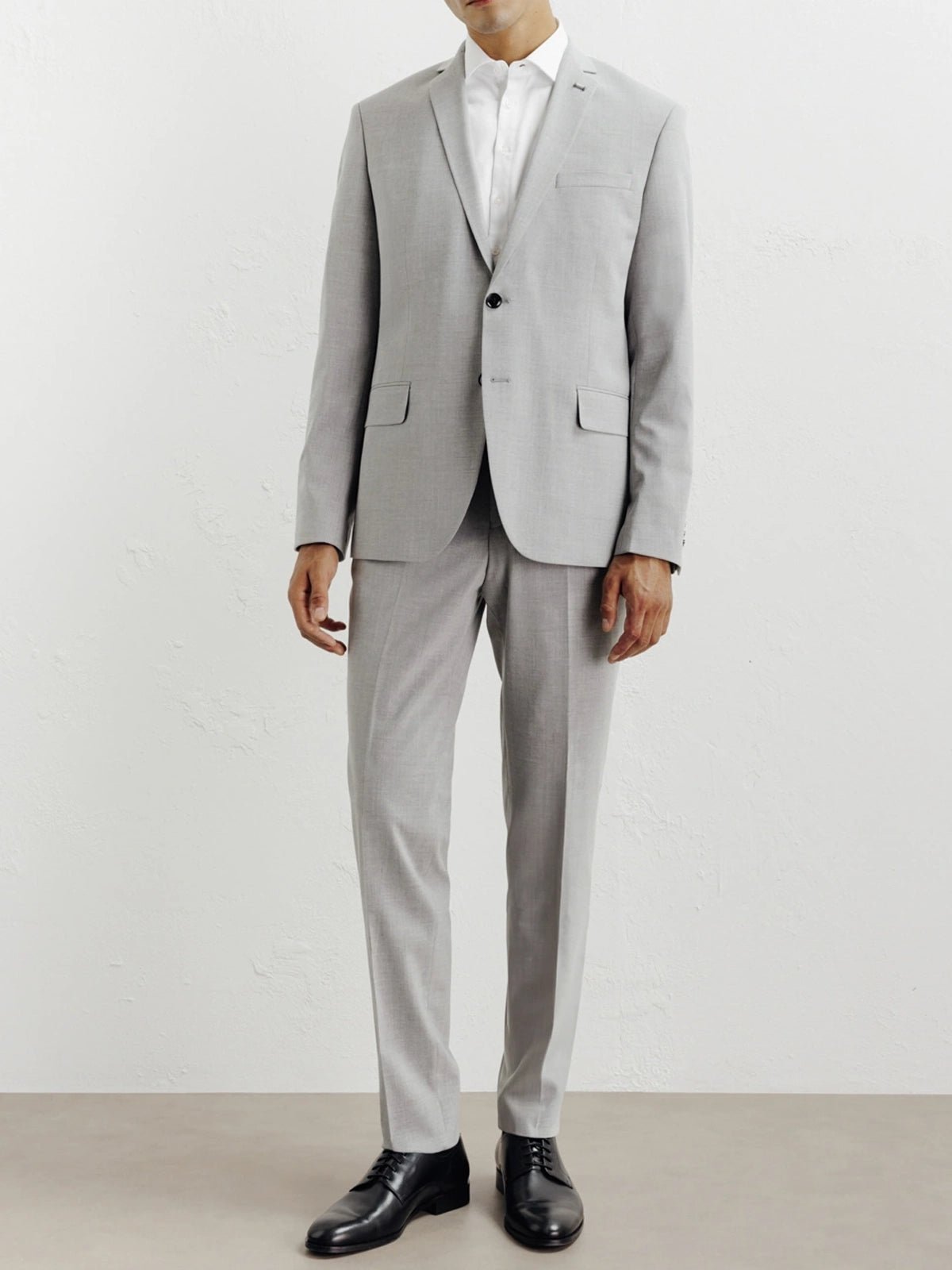 Costume avec 2 boutons gris - IZAC