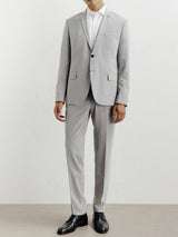 Costume avec 2 boutons gris