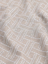 Écharpe à motifs beige - IZAC