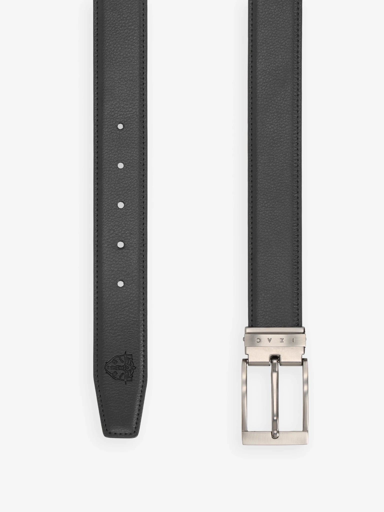 Black reversible belt