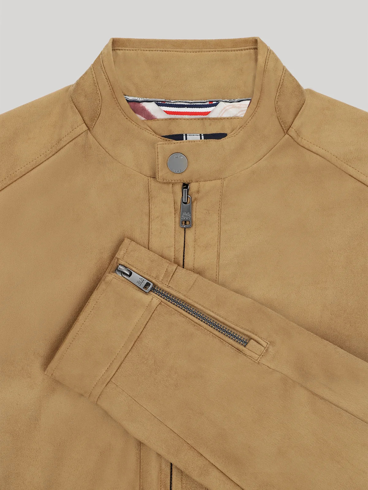 Blouson col motard camel 24h Le Mans - IZAC