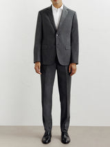 2-button suit, anthracite