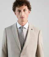 Cravate fantaisie beige - IZAC