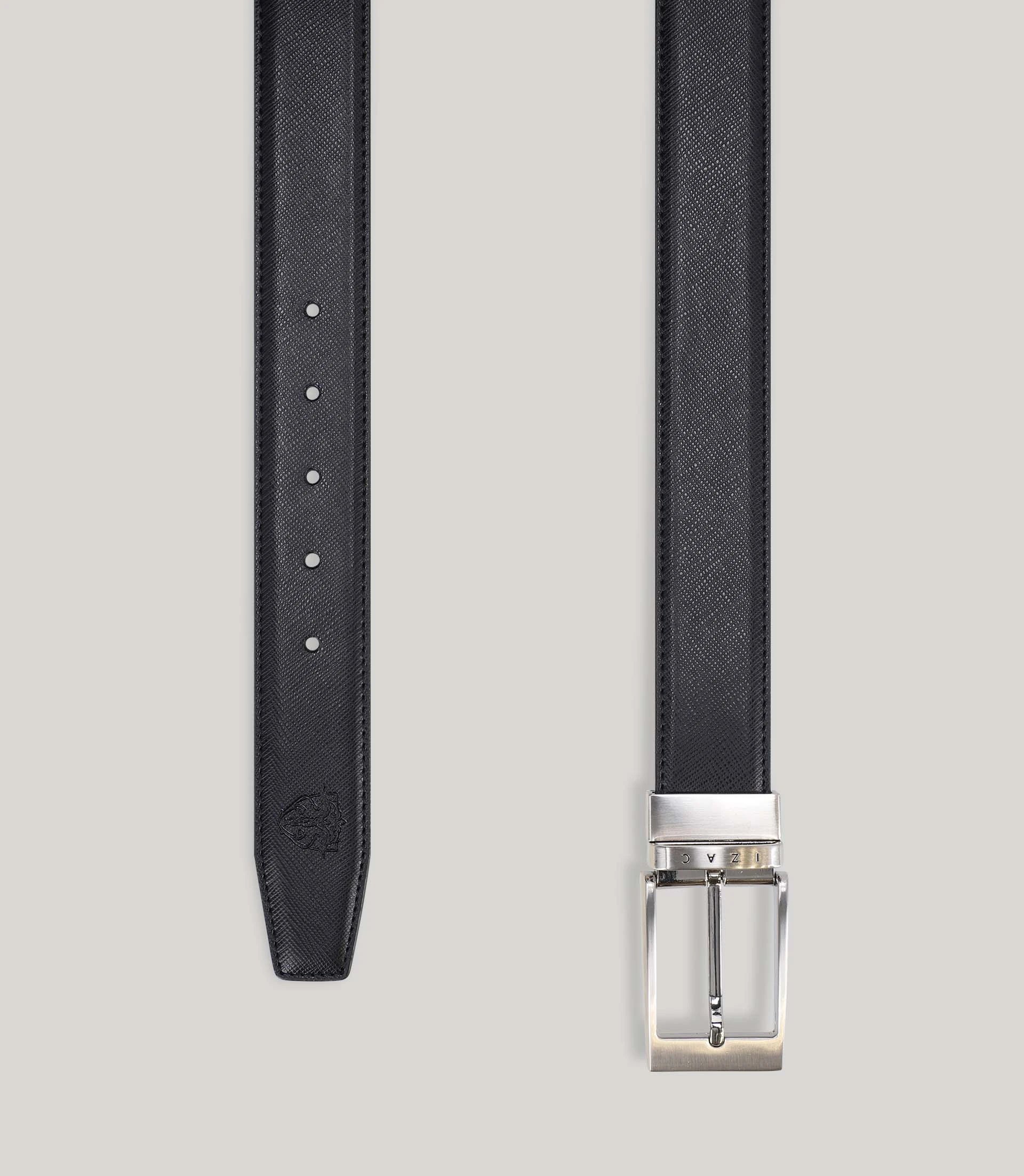 Ceinture réversible noire - IZAC