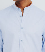 Chemise casual bleue - IZAC