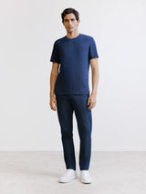 Navy blue crew neck t-shirt