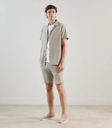 Chemise unie beige - IZAC