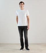 T-shirt col rond blanc - IZAC