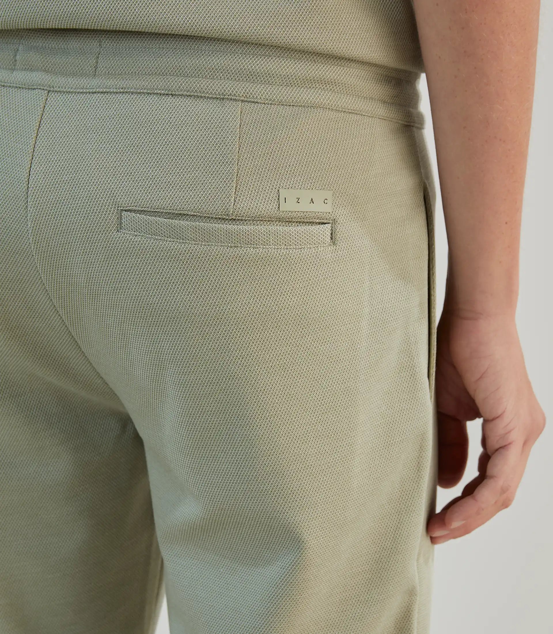 Pantalon casual en maille kaki - IZAC