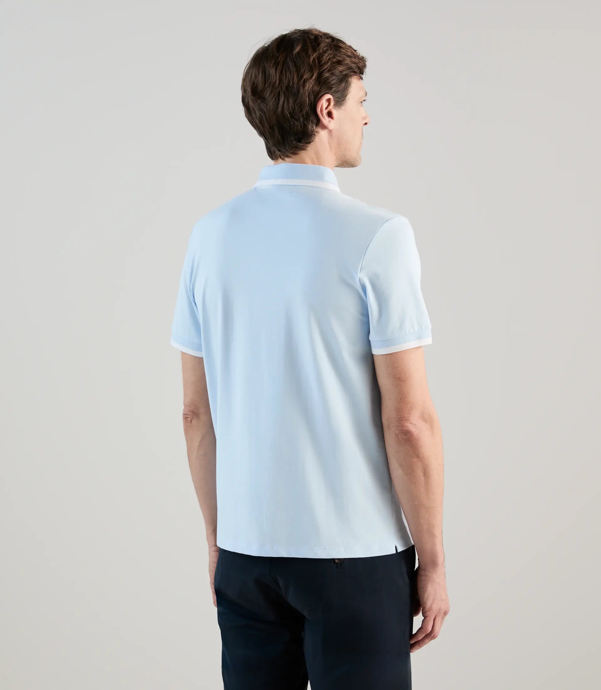 Polo zippé ciel - IZAC