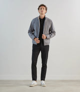 Blouson col montant gris chine - IZAC