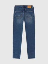 Jean 5 poches bleu moyen - IZAC