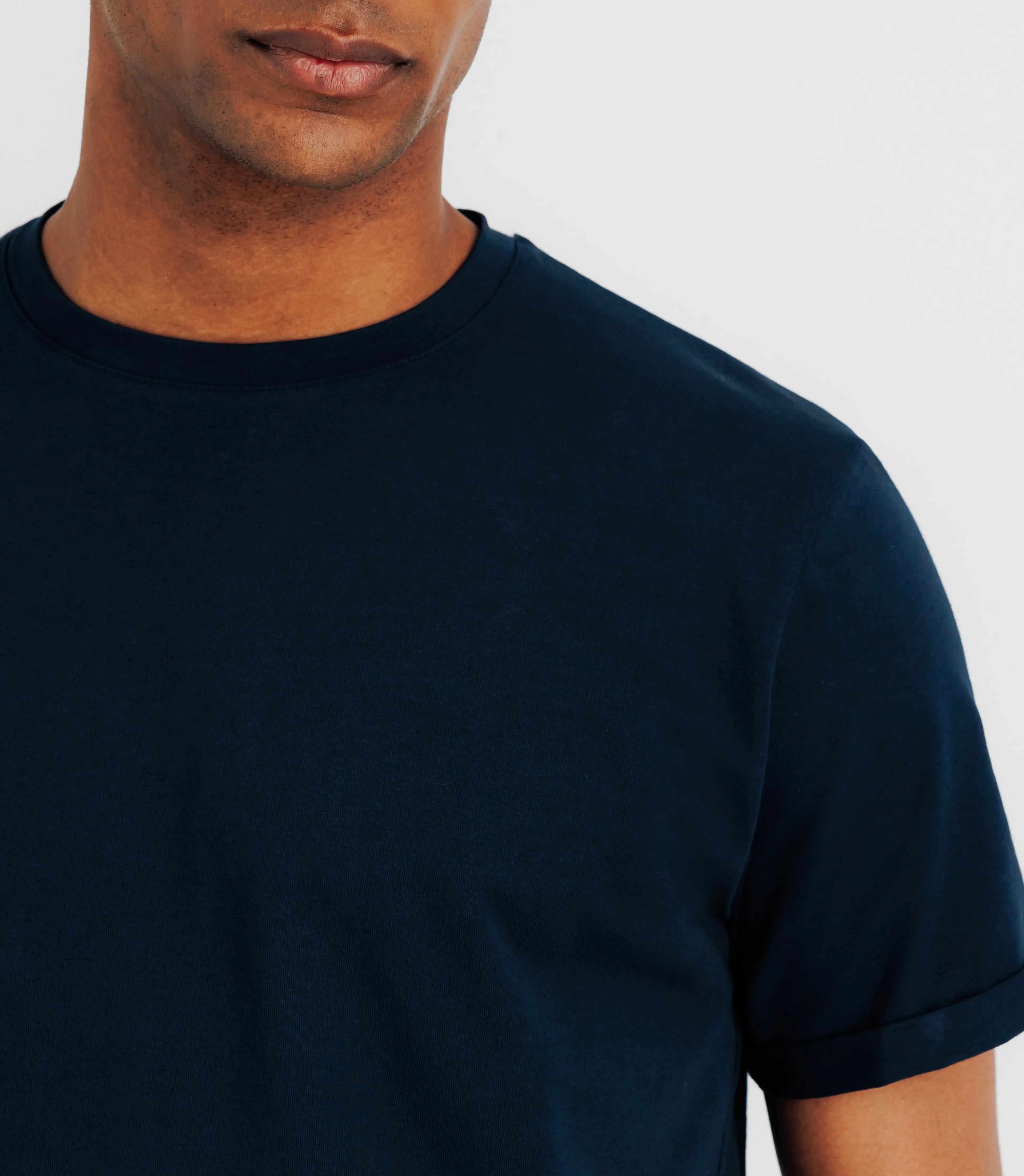 T-shirt en jersey marine - IZAC