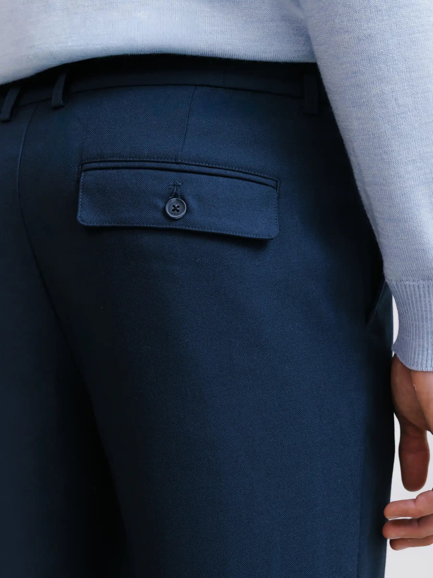 Navy armored pants