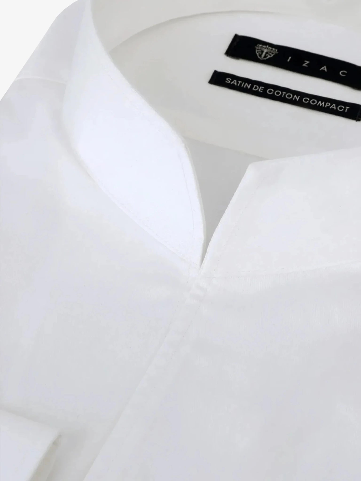 Chemise col philosophe écru