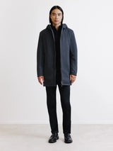 Parka à capuche anthracite