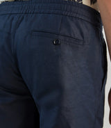 Pantalon casual avec cordon de serrage marine - IZAC