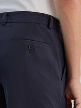 Pantalon ville en tissu technique marine