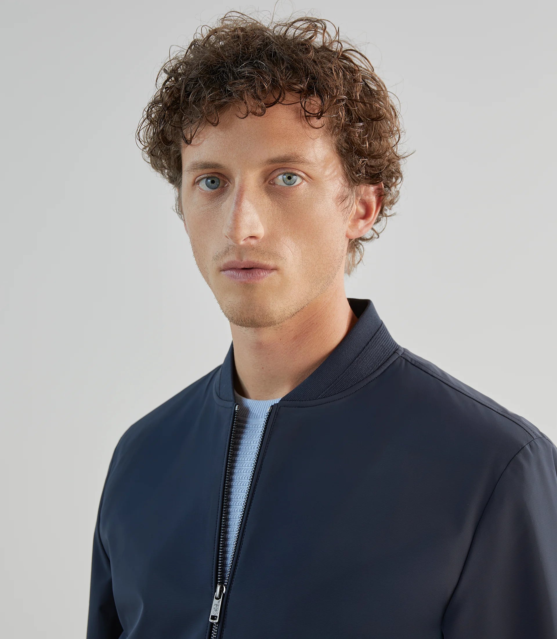Blouson col teddy marine - IZAC
