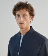 Blouson col teddy marine - IZAC