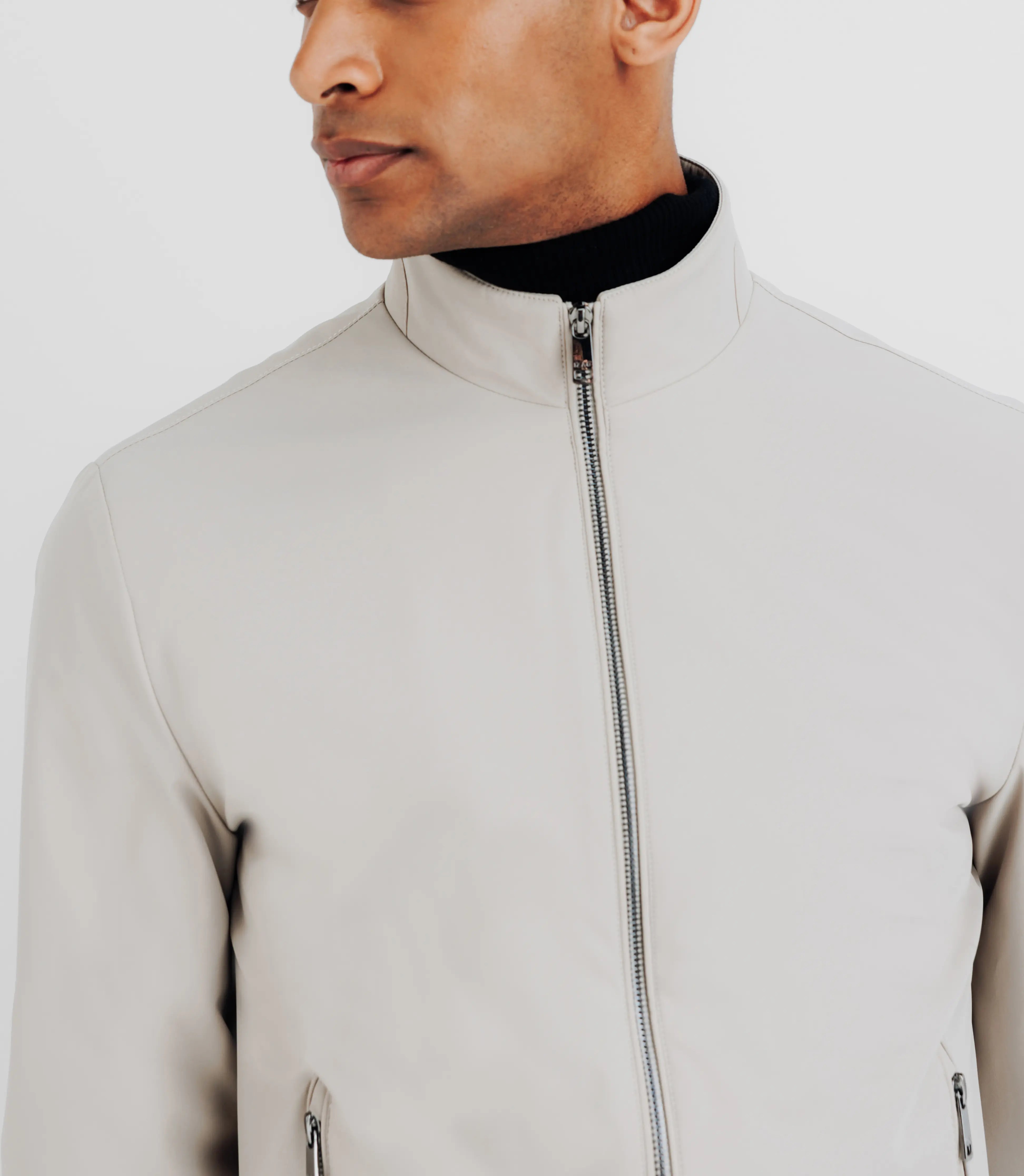 Blouson léger déperlant beige - IZAC