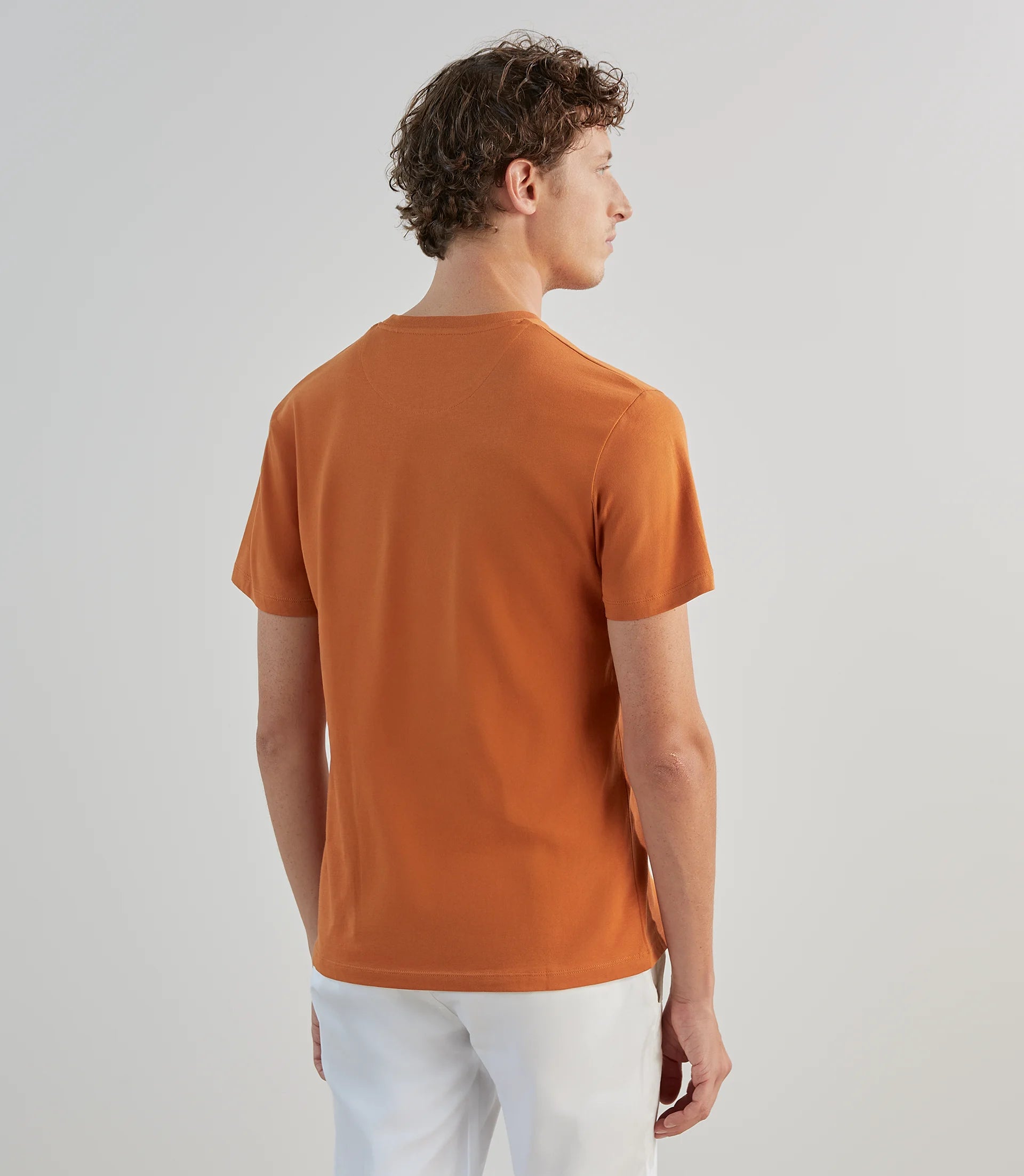 T-shirt à manches courtes orange - IZAC