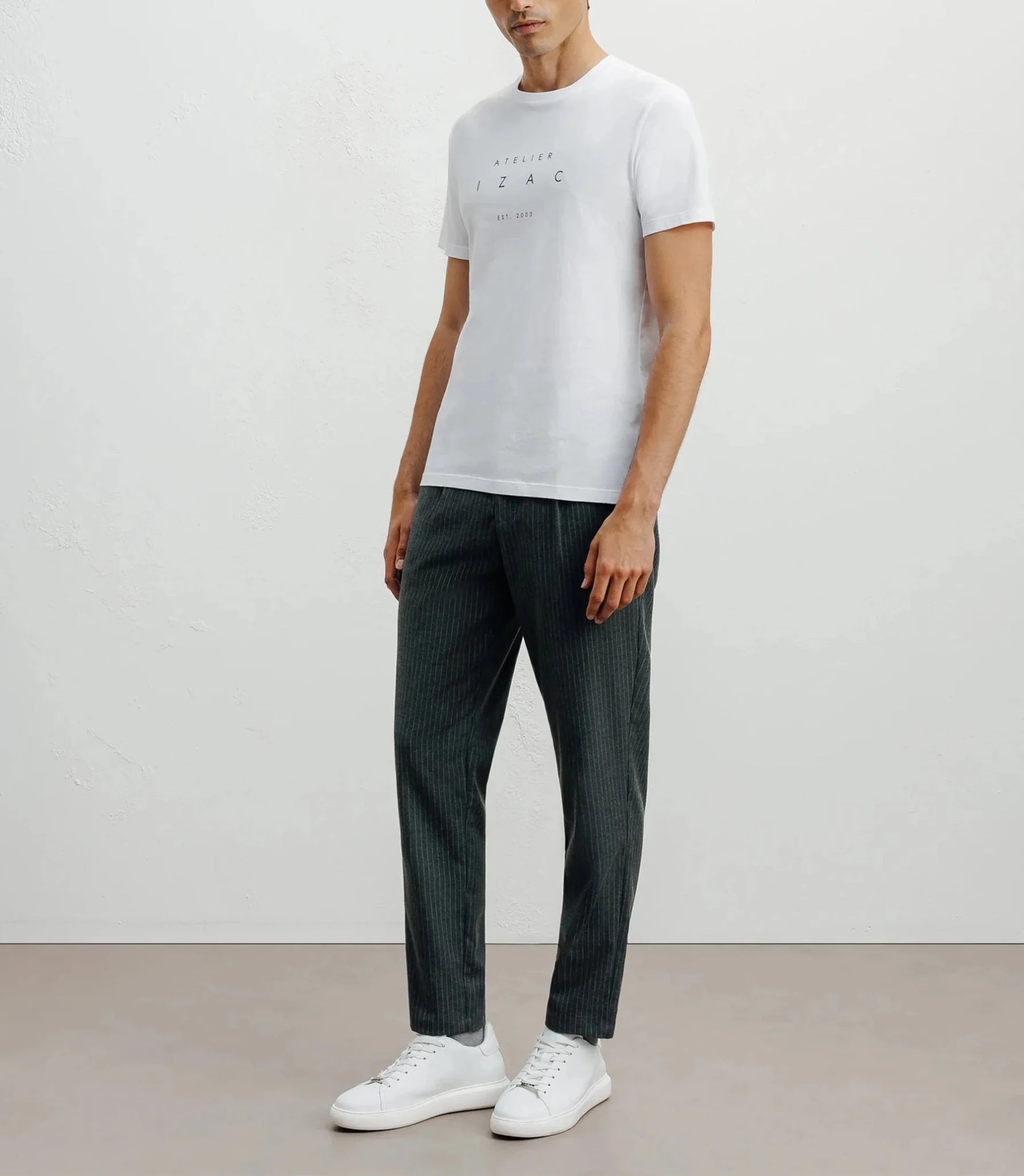T-shirt print blanc