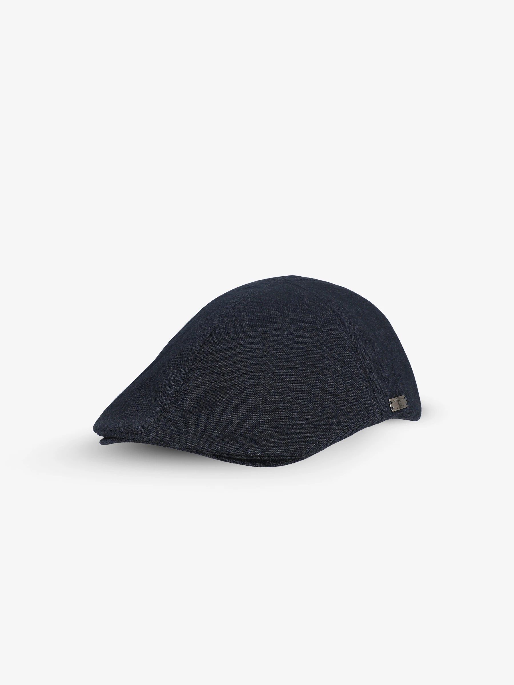 Gavroche plain faux solid navy fabric